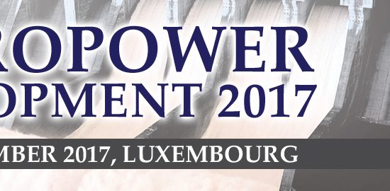 Hydropower Development 2017 Conference on 13-14 September, Luxembourg