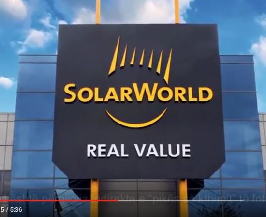 SolarWorld USA: Historia e energjisë diellore by EuroElektra Sh.p.k