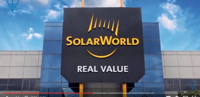 SolarWorld USA: Historia e energjisë diellore by EuroElektra Sh.p.k