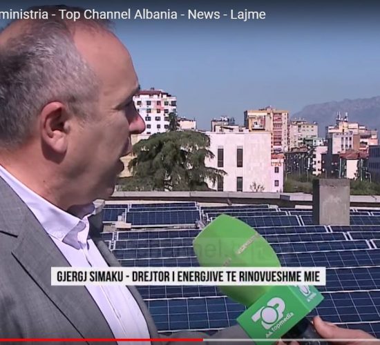 Energjia “Fotovoltaike” e nis nga ministria e energjisë, botuar nga Top Channel, me 10 Tetor 2017
