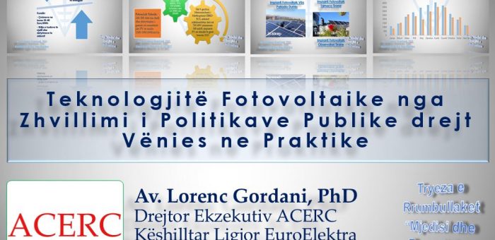 PV-te nga Zhvillimi i Politikave Publike drejt Vënies ne Praktike, Dr. Lorenc Gordani