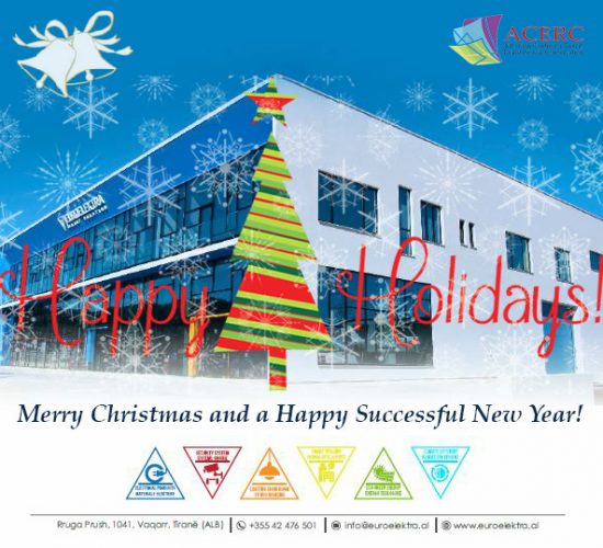 Season’s Greetings from ACERC! Gëzuar Festat nga ACERC! Buone feste da ACERC! 23 Dec 2017