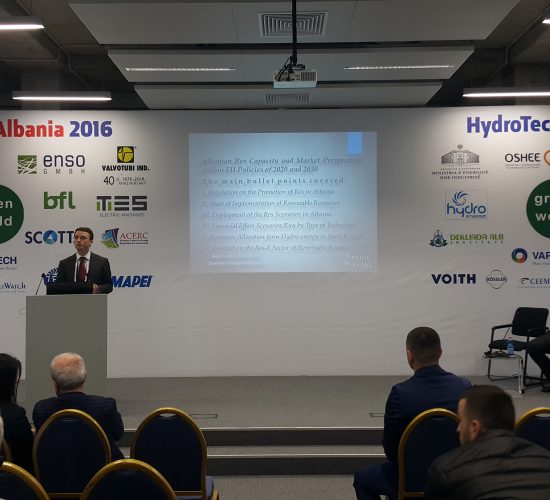 Albania foster progress on sustainable energy markets by Dr Lorenc Gordani